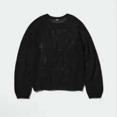 UNIQLO 3Dメッシュクルーネックセーター