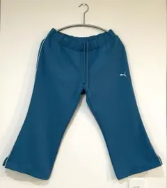 PUMA　ジャージ　パンツ　七部丈　ブルー系　美品