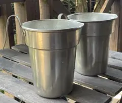 【昭和レトロ】アルミ製 酒タンポ 2個セット 大型 日本酒