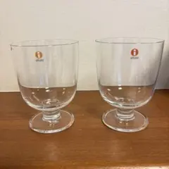 新品未使用【イッタラ】レンピ グラス クリア ペア