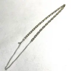 90sヴィンテージ　ハート抜きデザイン チェーンベルト シルバー レトロ Y2Kのサムネイル