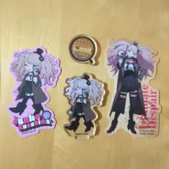 ダンガンロンパ アクリルスタンド 江ノ島盾子 3点セット　DAISO　ダイソー