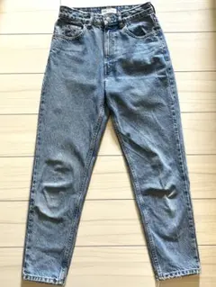 【ZARA】ライトブルーデニム ハイウエスト