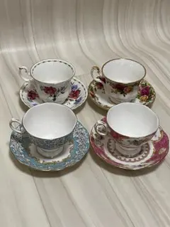 ロイヤルアルバート　カップ&ソーサー4客まとめ売り