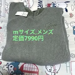【新品】【定価7990円】GAP カーキ クルーネック ニットセーター M