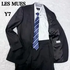 LES MUES レミュー AOKI メンズ 180 Y7 黒 無地 背抜き