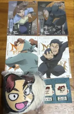 忍たま乱太郎　カード&スクエアポーチまとめ売り　山田伝蔵／山田利吉