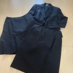洋服の青山n♡line preciousスーツ上9号下11号ブラック - メルカリ
