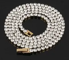 4mm テニスチェーン　ネックレス　ジルコニア　40cm