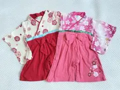 袴ロンパース　70 女の子