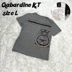 【a615】ギャバジンケーティー ロゴ 刺繍 デザイン 派手 Tシャツ シャツのサムネイル