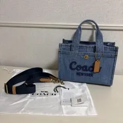 【♪ポコたん♪プロフィール☆必読☆様専用】【ほぼ未使用】COACH カーゴトート