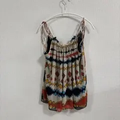 ZARA TRF キャミソール 幾何学模様 Mサイズのサムネイル