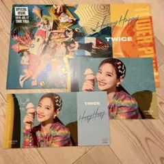 TWICE happyhappy 渋谷タワレコ　フライヤー ポストカード ナヨン