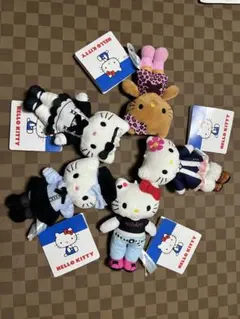 ハローキティ マスコット あしながver. 全５種 コンプリートセット　サンリオ