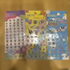 p*o様 たまごっち　シール 3枚セット　seria
