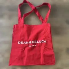 DEAN & DELUCA レッド トートバッグ