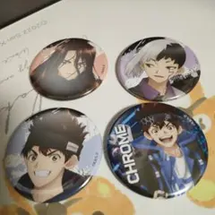 ぷちくじ Dr.STONE 缶バッチセット ゲン、クロム、司