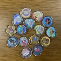 サンリオ　おはじきシール　おすそ分け　15個