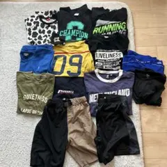 中古品　キッズ Tシャツ 11点　ショートパンツ 2点　セット売り
