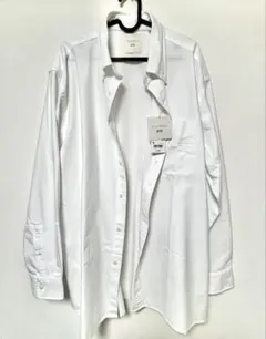 【未使用】 ユニクロ オックスフォードオーバーサイズシャツ XL