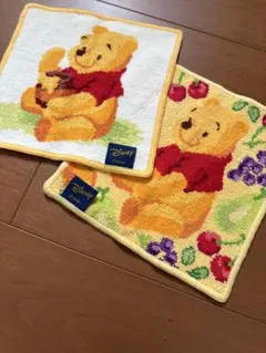 新品　フェイラー　くまのプーさん ハンカチ 2枚セット