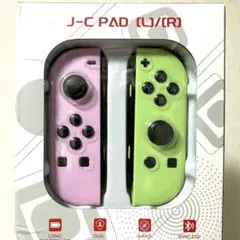 【新品】Switch用　ワイヤレスコントローラー グリーン&ピンク