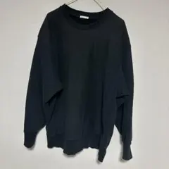 UNIQLO XL ブラック クルーネックスウェット