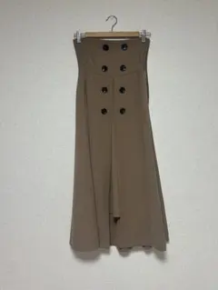 HARE ブラウン フレアスカート ハイウエストのサムネイル