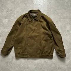 983 希少 ピエールバルマン レザーコート　ジャケット ダブル 茶 総柄 F Haruf 本革 ピーコート レザージャケット レザーコート