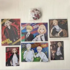 【東京リベンジャーズ】　佐野万次郎　マイキー　7点セット　缶バッジ　フォトシート