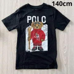 ラルフローレン ポロベア　半袖Tシャツ 黒　140cm