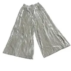 SENSE OF PLACE ワイドパンツ グレージュ　ポケット ウエストゴム