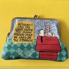 スヌーピー がま口ポーチPEANUTS