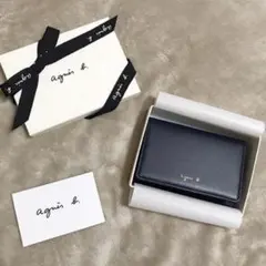agnès b. ネイビー　名刺入れのサムネイル