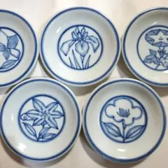 橘吉　たち吉 　花柄皿　5組