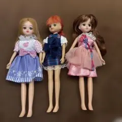 リカちゃん人形 3体セット