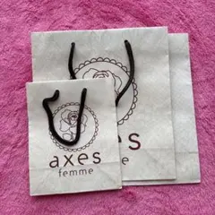 axes femme ショッパー 3点セット