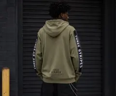 adidasアディダス⭐️ワーディングパック⭐️フルジップパーカー⭐️オリーブ⭐️XL