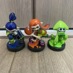 amiibo スプラトゥーン 3体セット ガール ボーイ イカ
