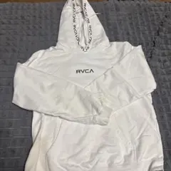RVCA プルオーバーパーカー ホワイト ロゴテープのサムネイル