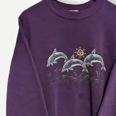 【US古着】センターロゴ マリーン スウェットシャツ