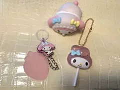 サンリオ マイメロディ ガチャ めじるしチャーム キーホルダーセット