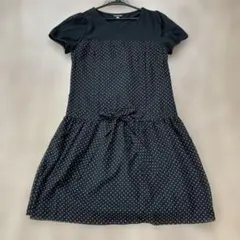 Angeliebe 半袖ドット柄ワンピース 7号