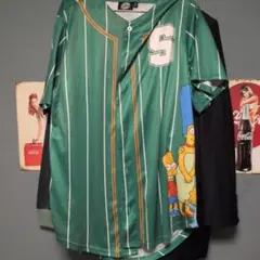 シンプソンズ　ベースボールシャツ