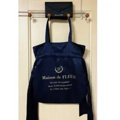 【匿名配送】Maison de FLEUR リボントート 長財布