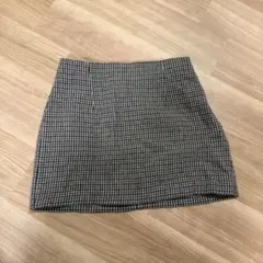 ZARA チェック柄タイトスカート S