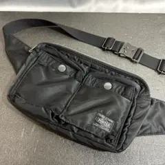 廃盤 美品 PORTER タンカー ウエストバッグ ボディバッグ 黒