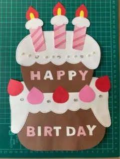 壁面　壁面製作　ケーキ　新学期　誕生日表　誕生日会　保育　保育士　幼稚園　保育園