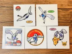 ポケモンパン デコキャラシール 5枚　ルギア